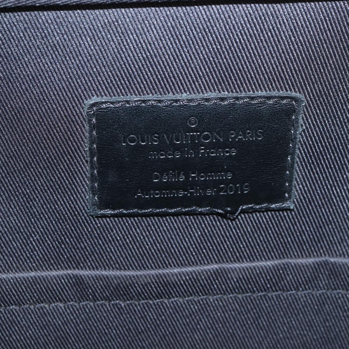 LOUIS VUITTON Taiga Rainbow Mini Soft Trunk Bag Black M30351 LV Auth 207898M
