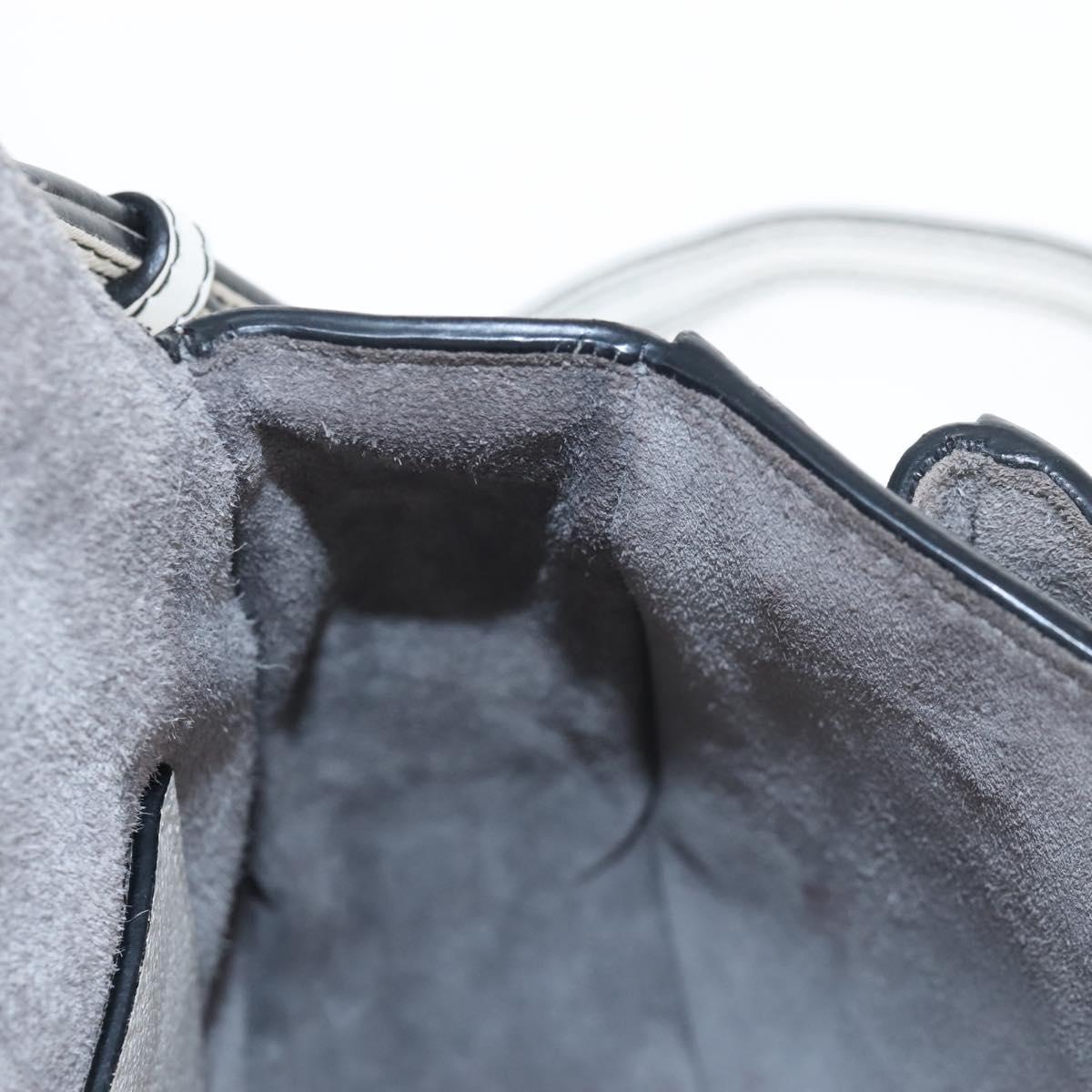 Miu Miu Shoulder Bag Leather White Gold Auth 207918M