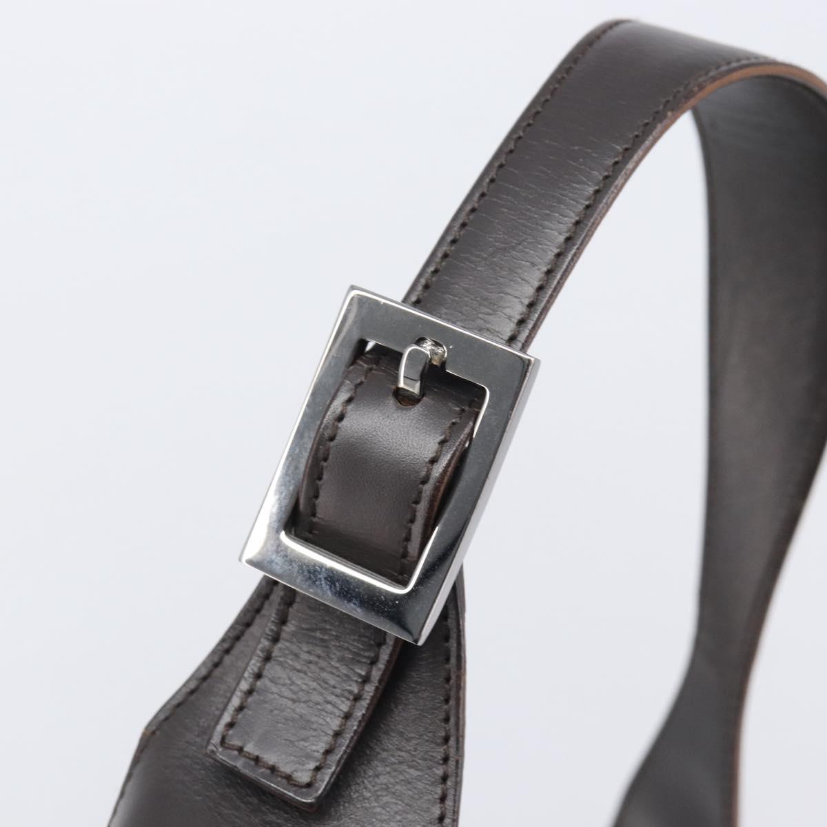 GUCCI GG Canvas Jackie Shoulder Bag Brown 00963 Auth 207923A