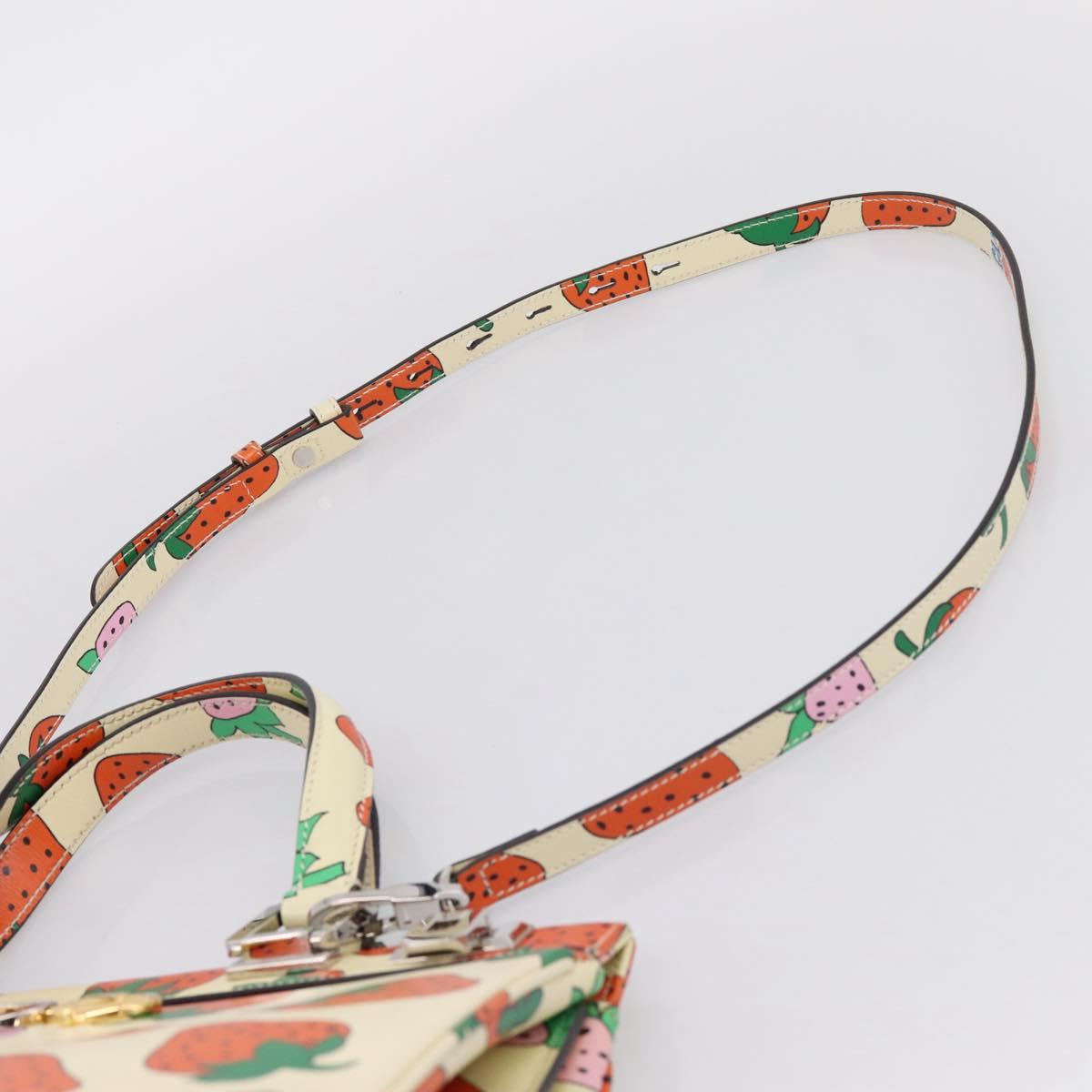 GUCCI Zumi Hand Bag Leather 2way Multicolor Silver 564714 Auth 207924M