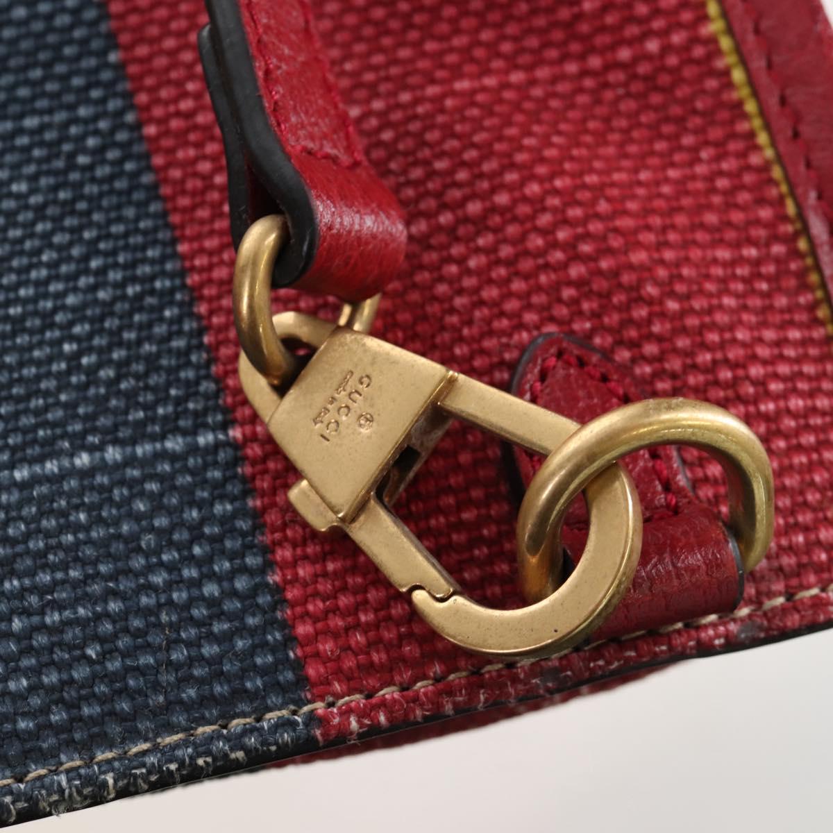 GUCCI Baiadera Hand Bag Canvas 2way Multicolor Gold Tone 630358 Auth 207925M