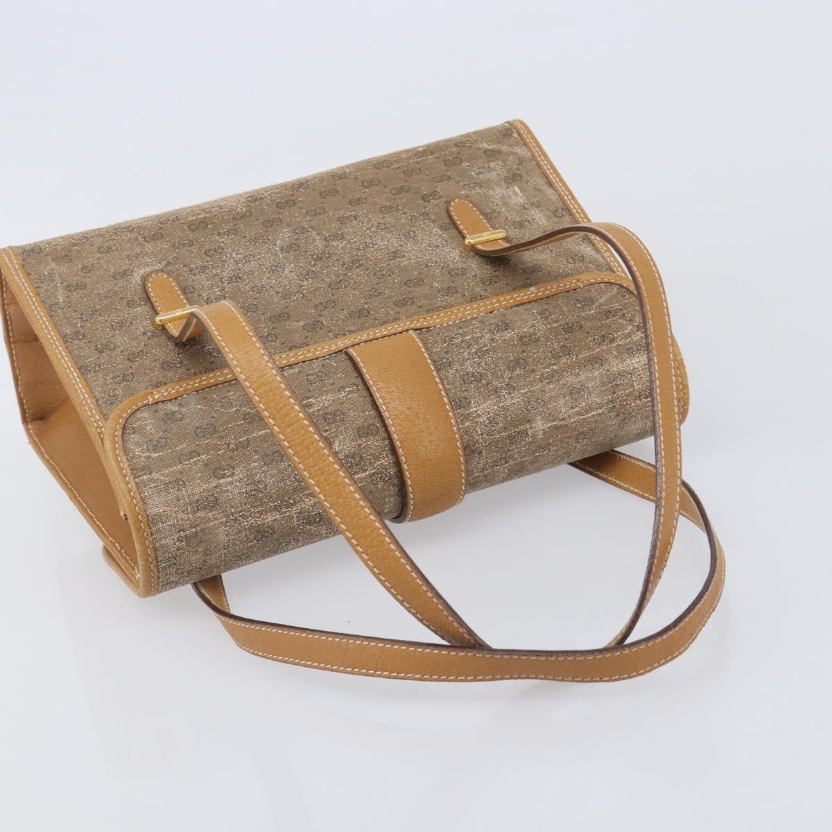 GUCCI GG Wallet Hand Bag 3 Set Beige Gold Tone Auth 207932