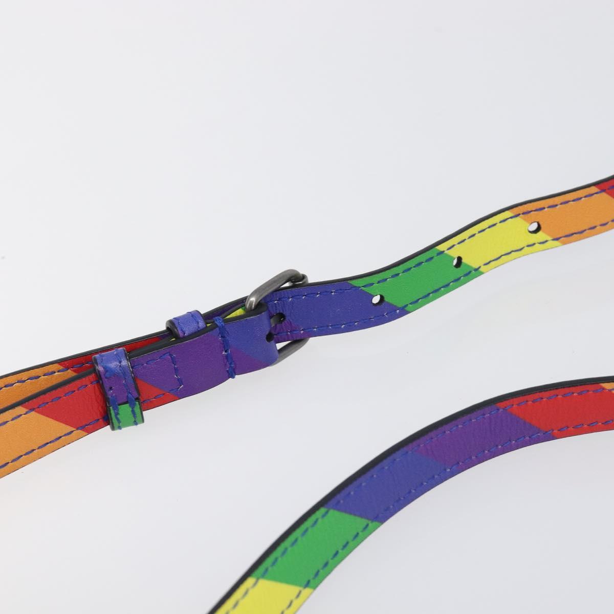 Balenciaga Ville XXS Hand Bag Leather 2way Rainbow 550646 Auth 207995M