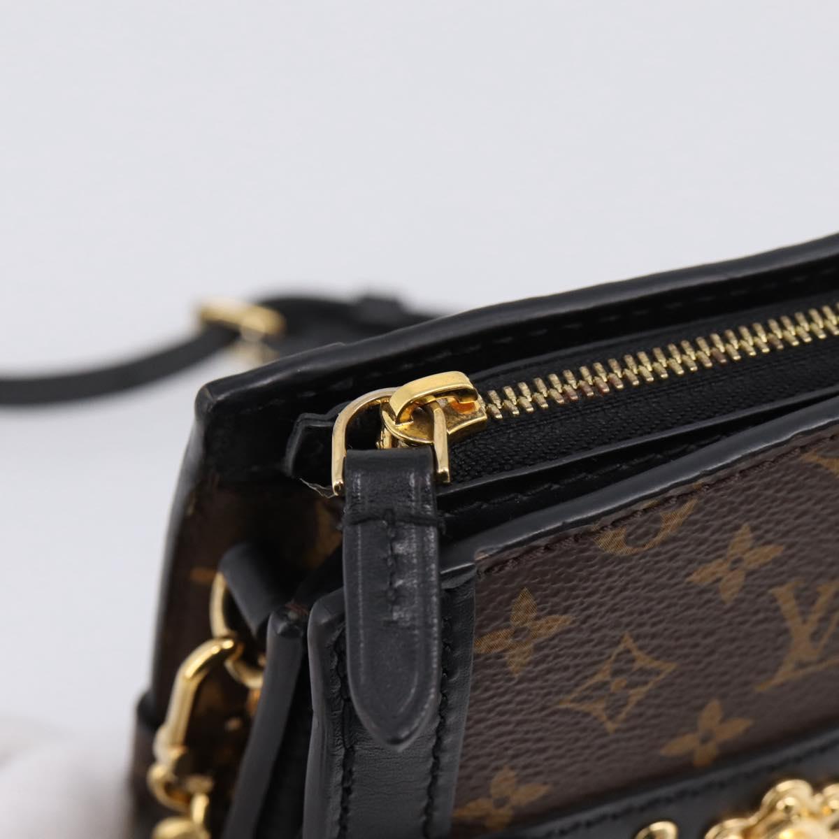 LOUIS VUITTON Monogram Reverse Trunk Clutch Bag M43596 LV Auth 208005SAM