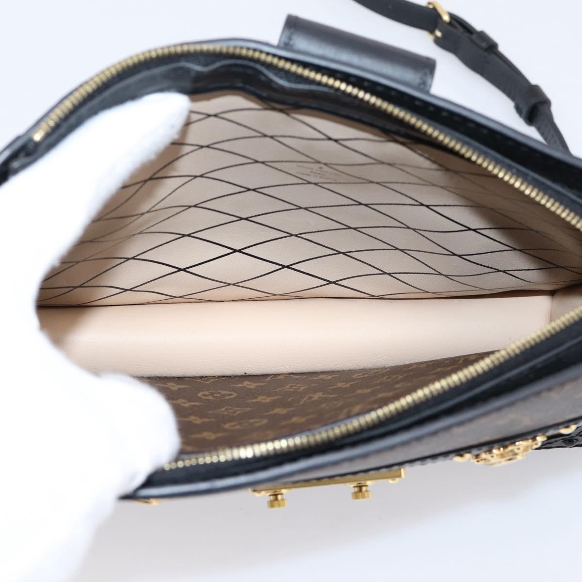 LOUIS VUITTON Monogram Reverse Trunk Clutch Bag M43596 LV Auth 208005SAM
