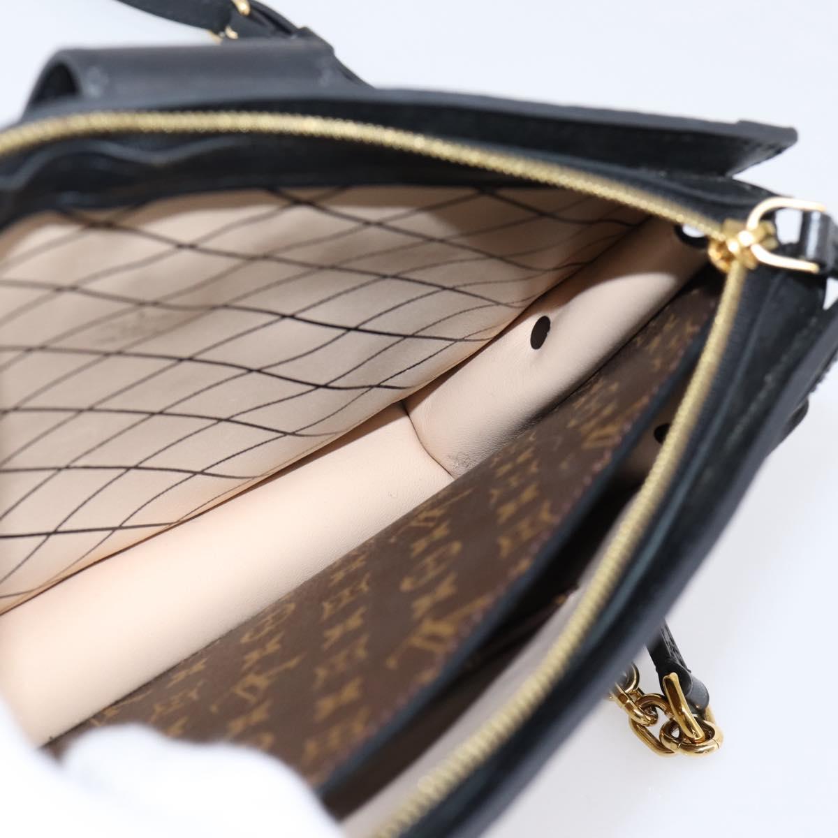 LOUIS VUITTON Monogram Reverse Trunk Clutch Bag M43596 LV Auth 208005SAM