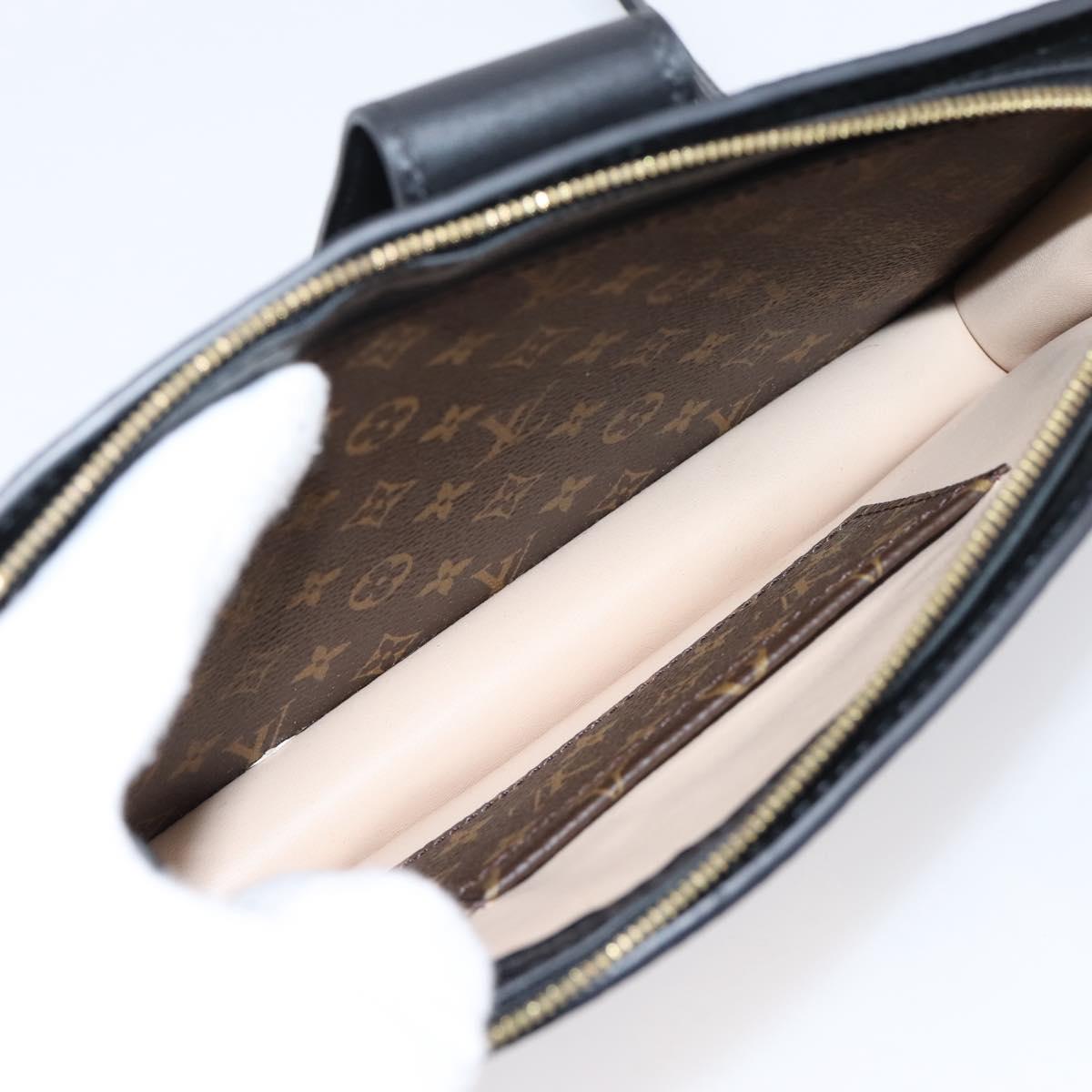 LOUIS VUITTON Monogram Reverse Trunk Clutch Bag M43596 LV Auth 208005SAM