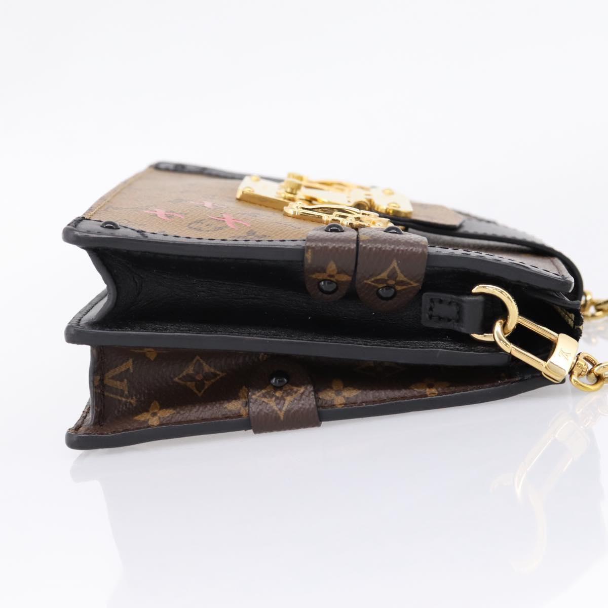 LOUIS VUITTON Monogram Reverse Trunk Clutch Bag M43596 LV Auth 208005SAM