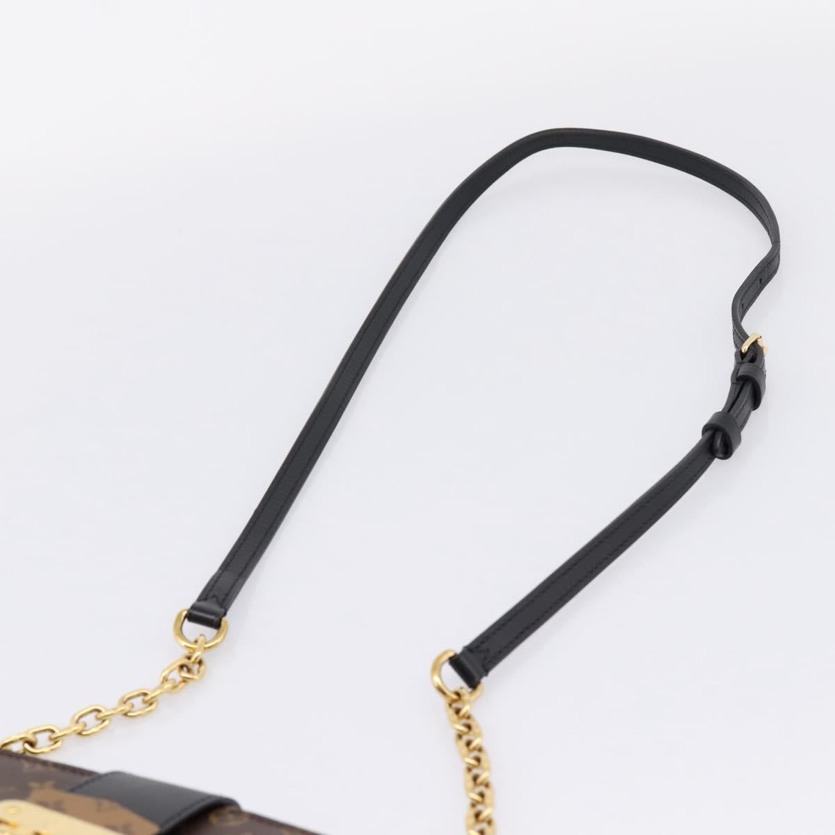 LOUIS VUITTON Monogram Reverse Trunk Clutch Bag M43596 LV Auth 208005SAM