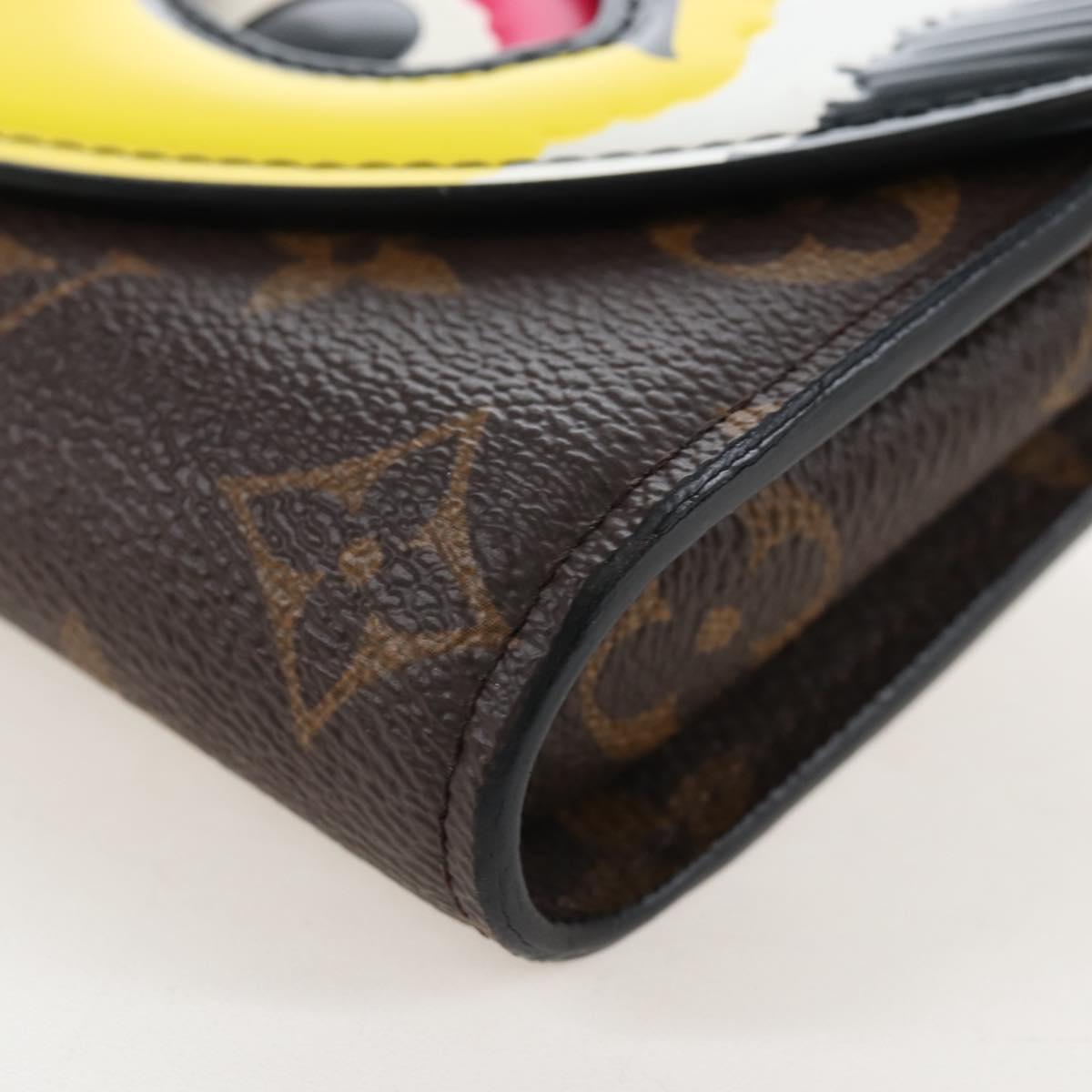 LOUIS VUITTON Yamamoto Hirosai Portefeuille Chain Bag M67256 LV Auth 208016SAM