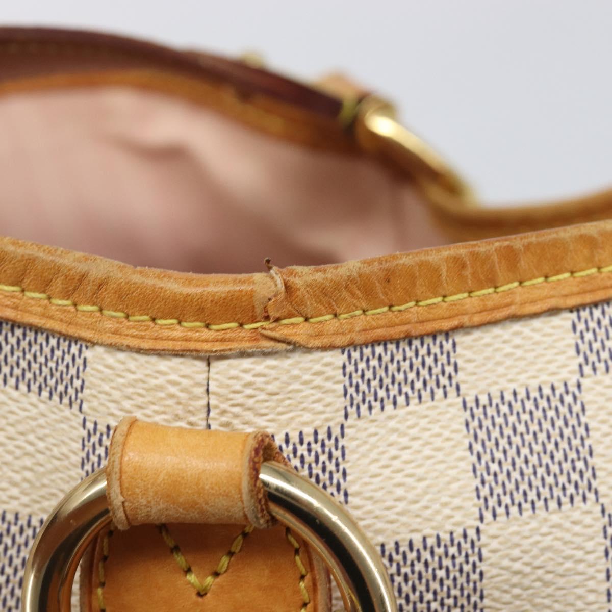 LOUIS VUITTON Damier Azur Delightful PM Shoulder Bag N41447 LV Auth 208031