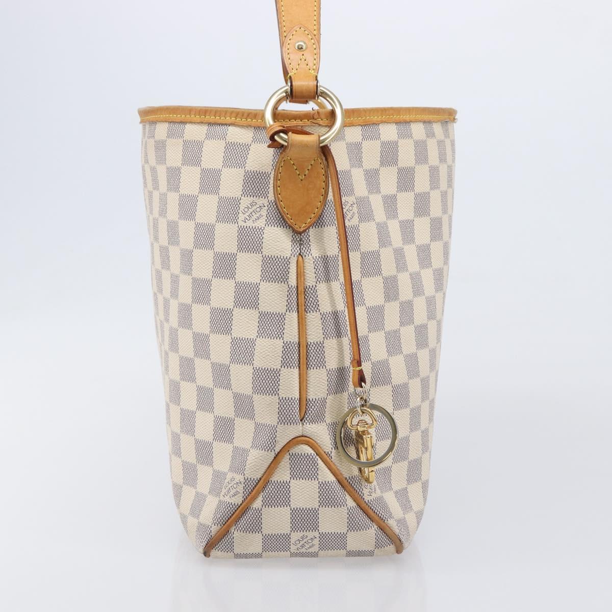 LOUIS VUITTON Damier Azur Delightful PM Shoulder Bag N41447 LV Auth 208031