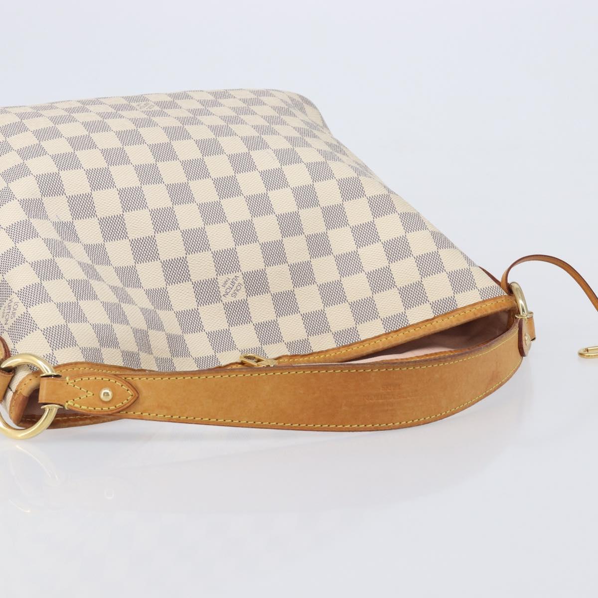 LOUIS VUITTON Damier Azur Delightful PM Shoulder Bag N41447 LV Auth 208031