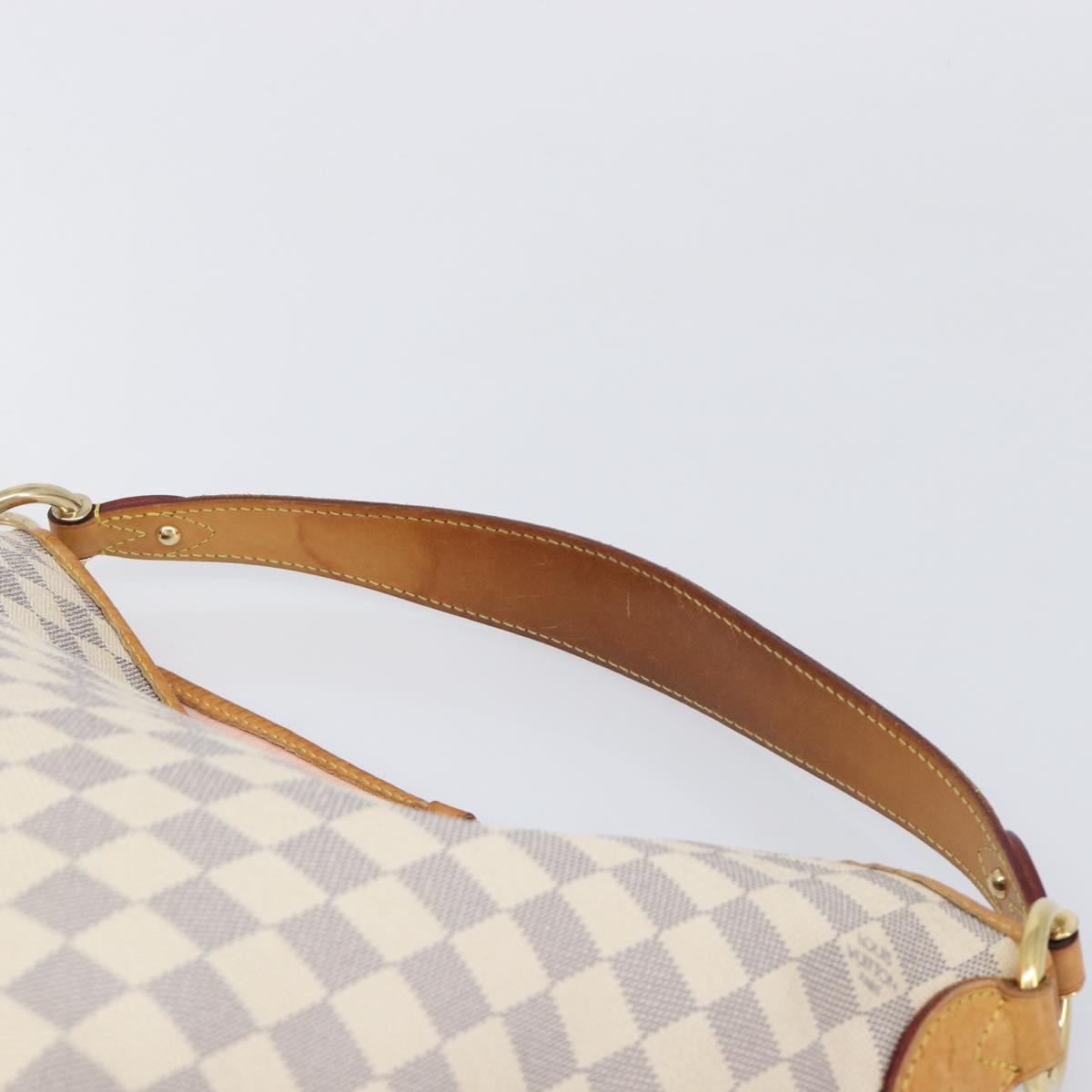 LOUIS VUITTON Damier Azur Delightful PM Shoulder Bag N41447 LV Auth 208031