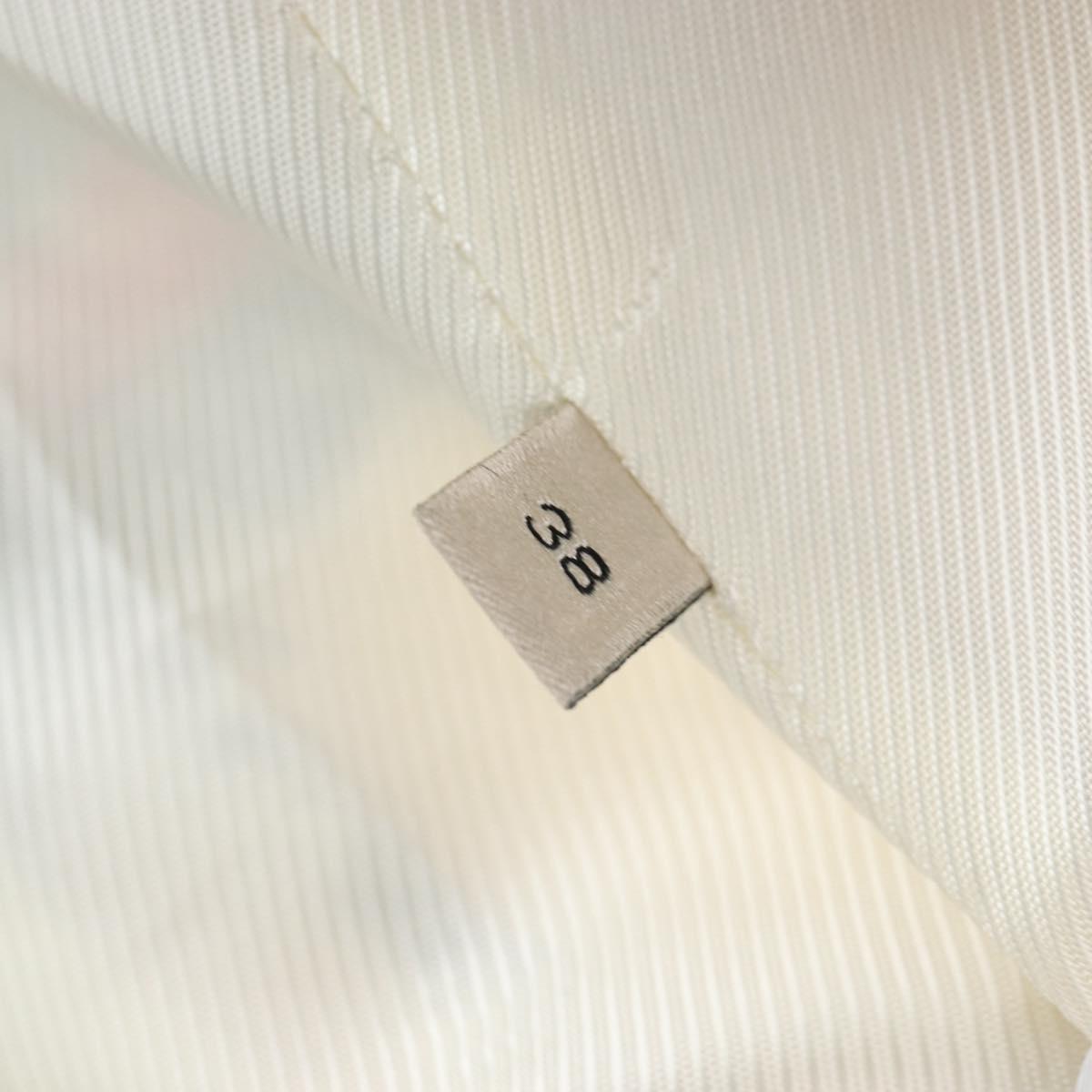 GUCCI Jacket Tweed 38 White Auth 208052M