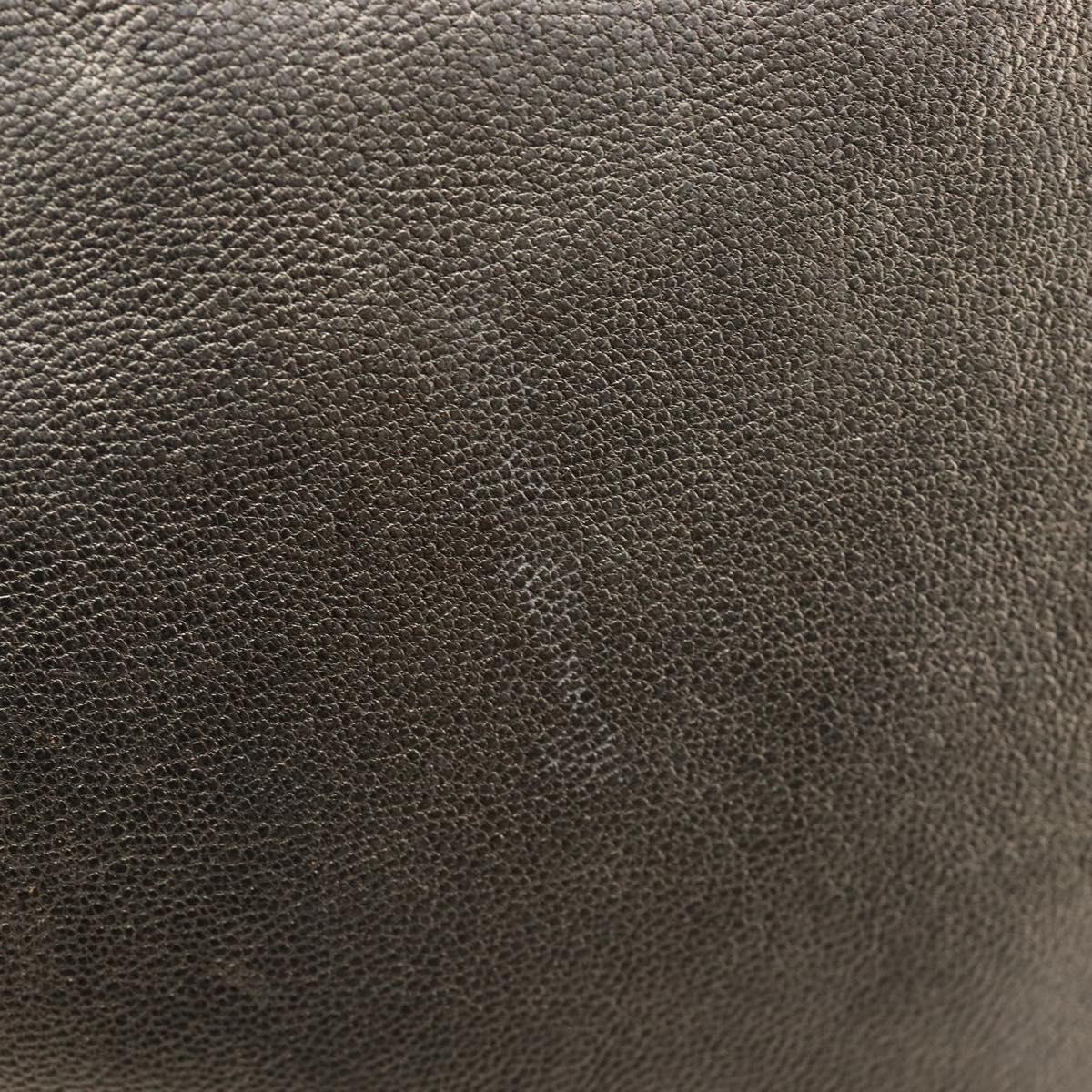 LOEWE Shoulder Bag Leather Gold Auth 208065