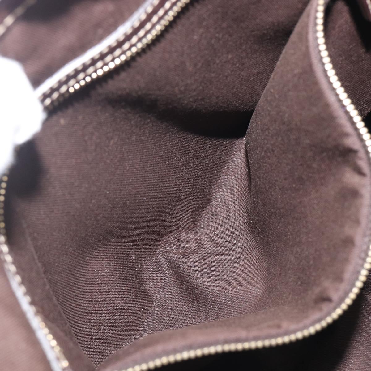GUCCI GG Canvas Tote Bag Beige Gold Tone 162900 Auth 208067V