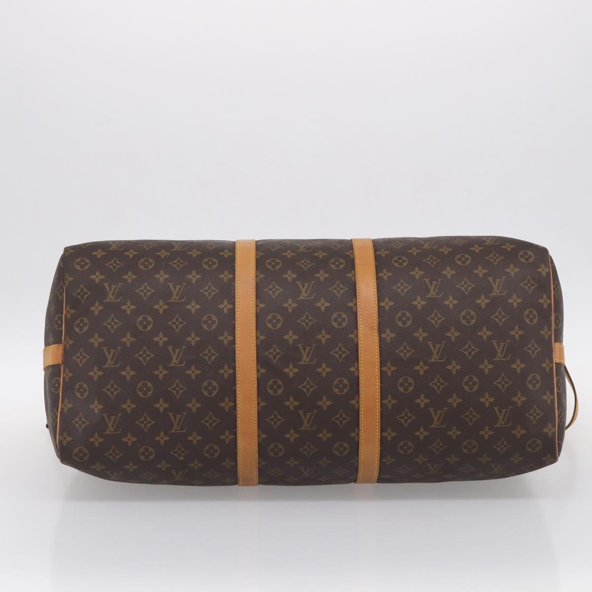 LOUIS VUITTON Monogram Keepall Bandouliere 60 Boston Bag M41412 LV Auth 208069A