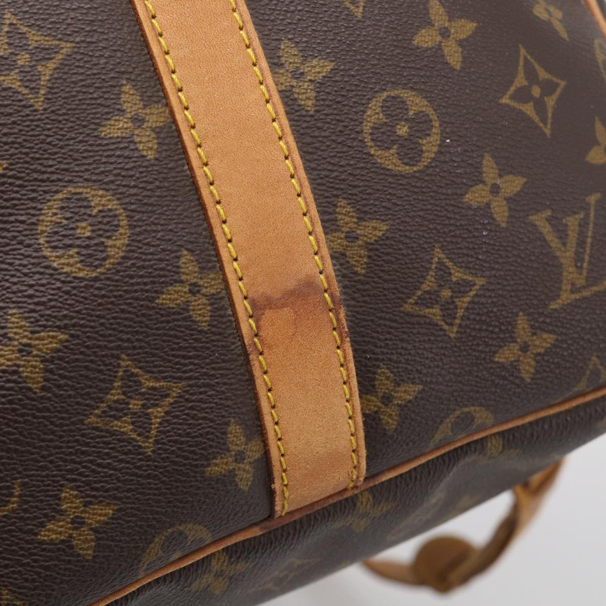 LOUIS VUITTON Monogram Keepall Bandouliere 60 Boston Bag M41412 LV Auth 208069A