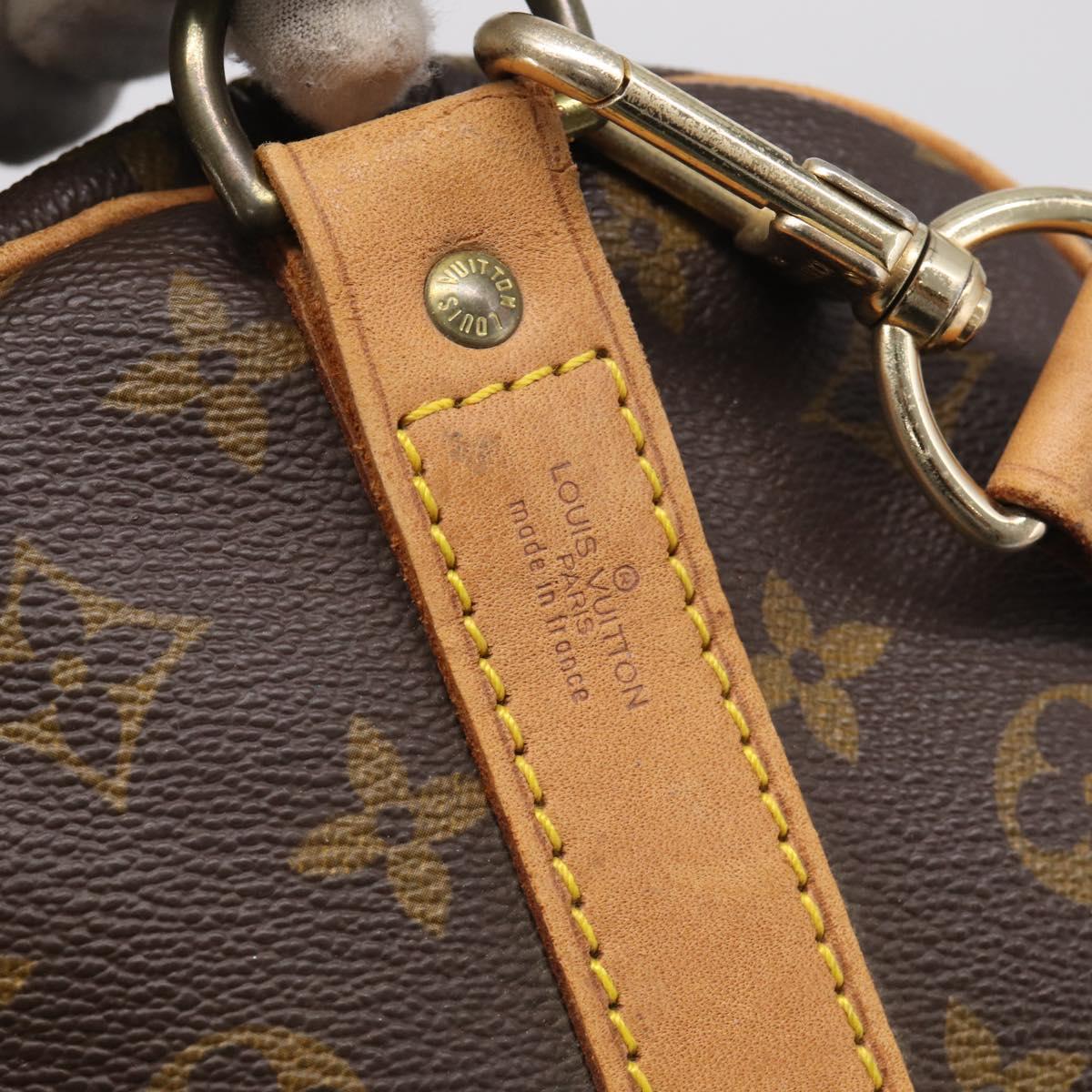 LOUIS VUITTON Monogram Keepall Bandouliere 60 Boston Bag M41412 LV Auth 208069A
