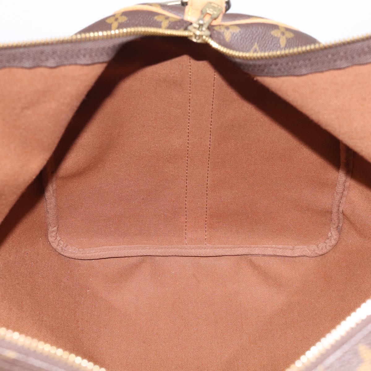LOUIS VUITTON Monogram Keepall Bandouliere 60 Boston Bag M41412 LV Auth 208069A