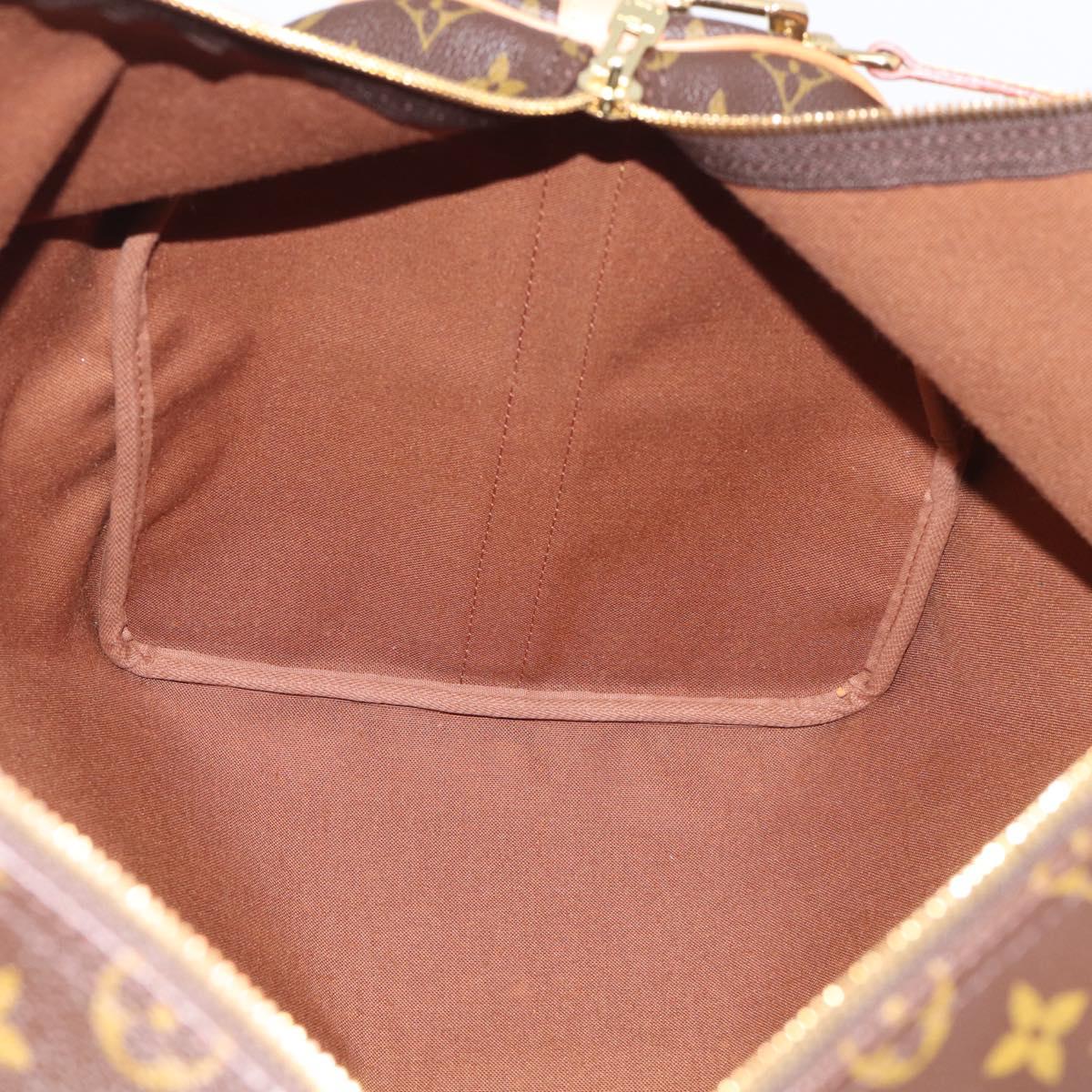 LOUIS VUITTON Monogram Keepall Bandouliere 55 Boston Bag M41414 LV Auth 208077V