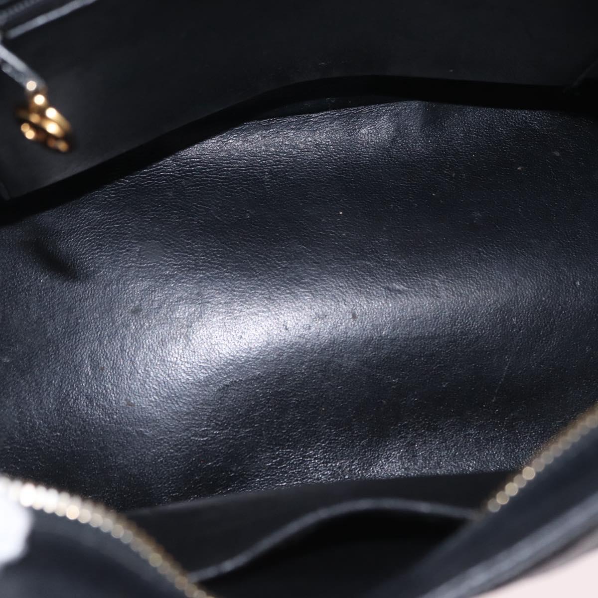 CHANEL Reissue Tote Bag Caviar Skin Black Gold Tone CC Auth 208079V
