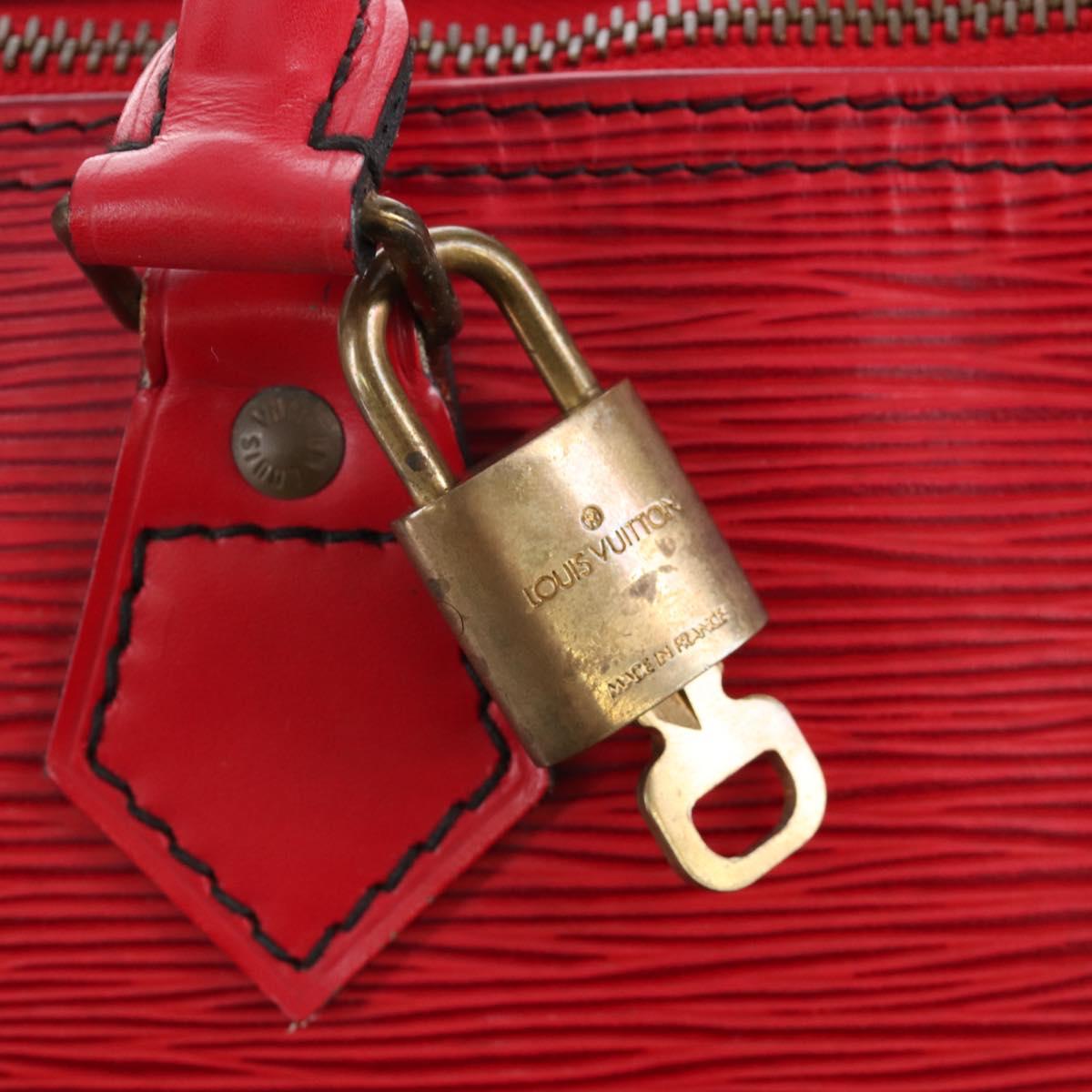 LOUIS VUITTON Epi Speedy 40 Hand Bag Castilian Red M42987 LV Auth 208080V