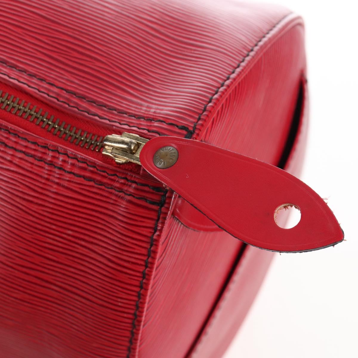 LOUIS VUITTON Epi Speedy 40 Hand Bag Castilian Red M42987 LV Auth 208080V