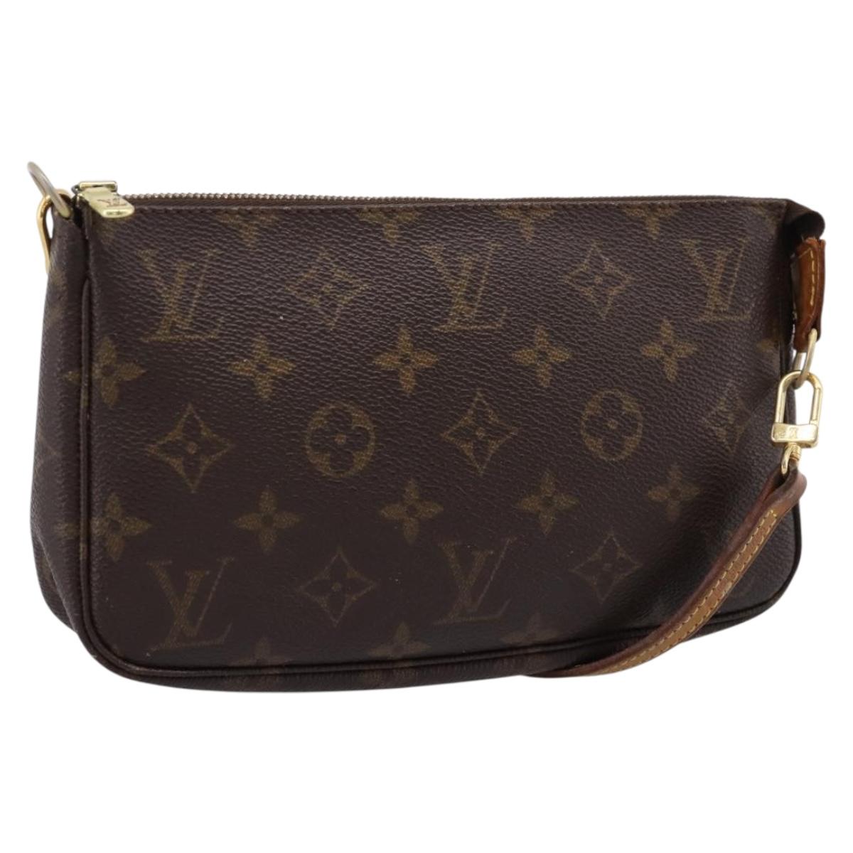 LOUIS VUITTON Monogram Pochette Accessoires Pouch M51980 LV Auth 208095
