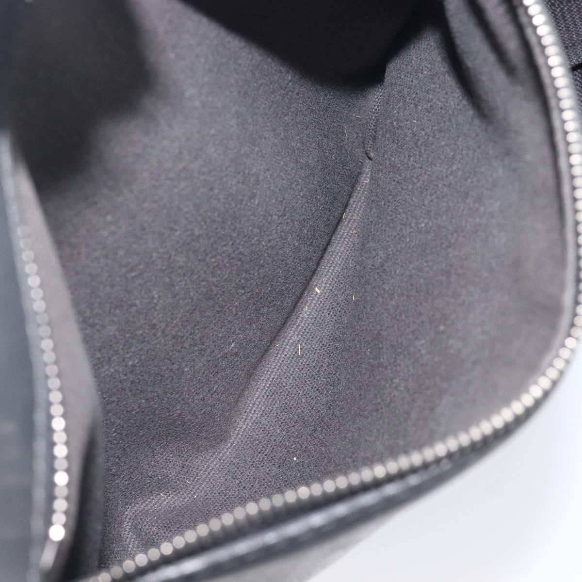 LOUIS VUITTON Utah Shawnee MM Shoulder Bag Leather Gray M94017 LV Auth 208104A