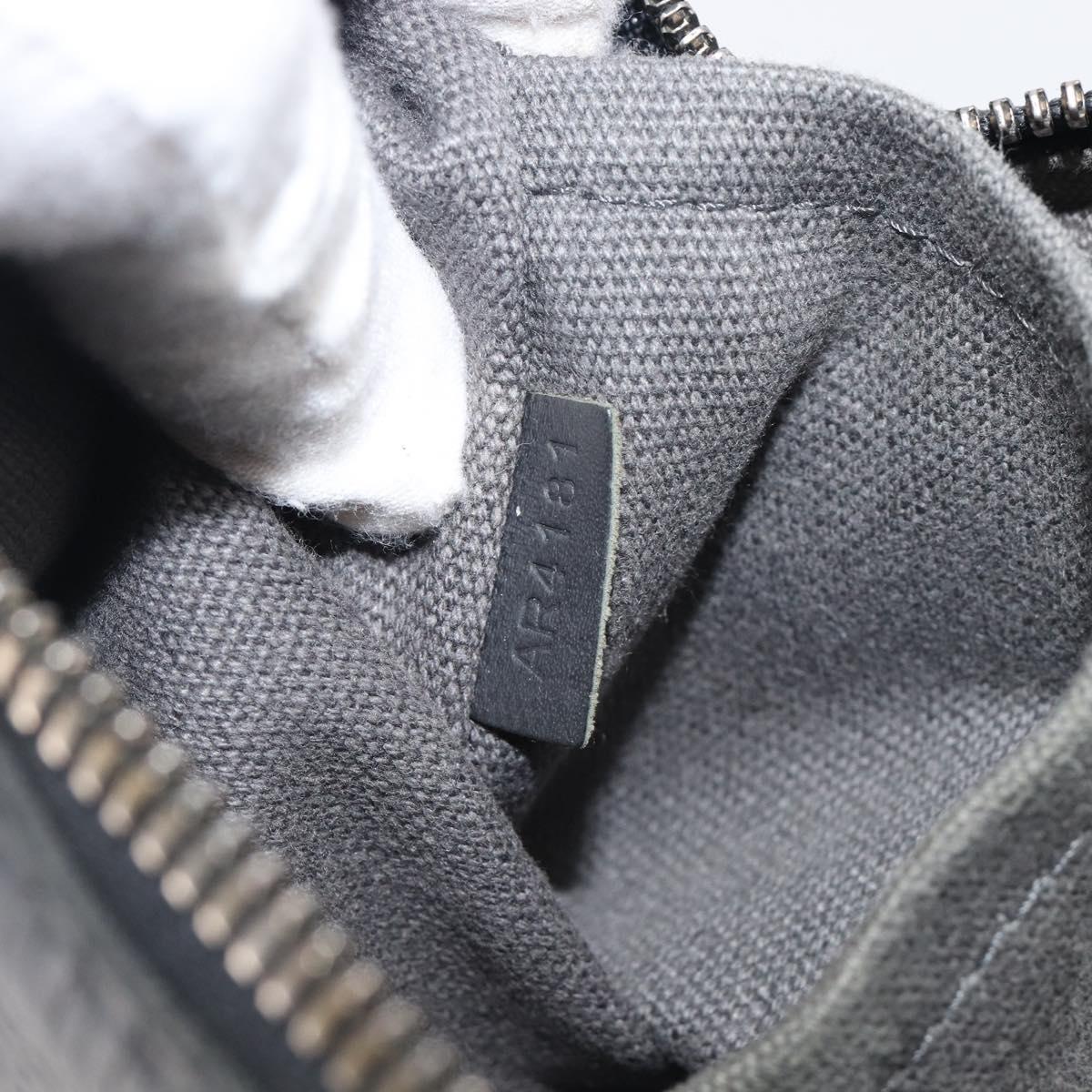 LOUIS VUITTON Utah Shawnee MM Shoulder Bag Leather Gray M94017 LV Auth 208104A