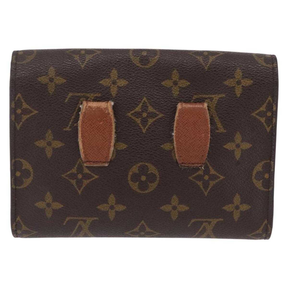 LOUIS VUITTON Monogram Pochette Arche Waist Bag M51975 LV Auth 208138