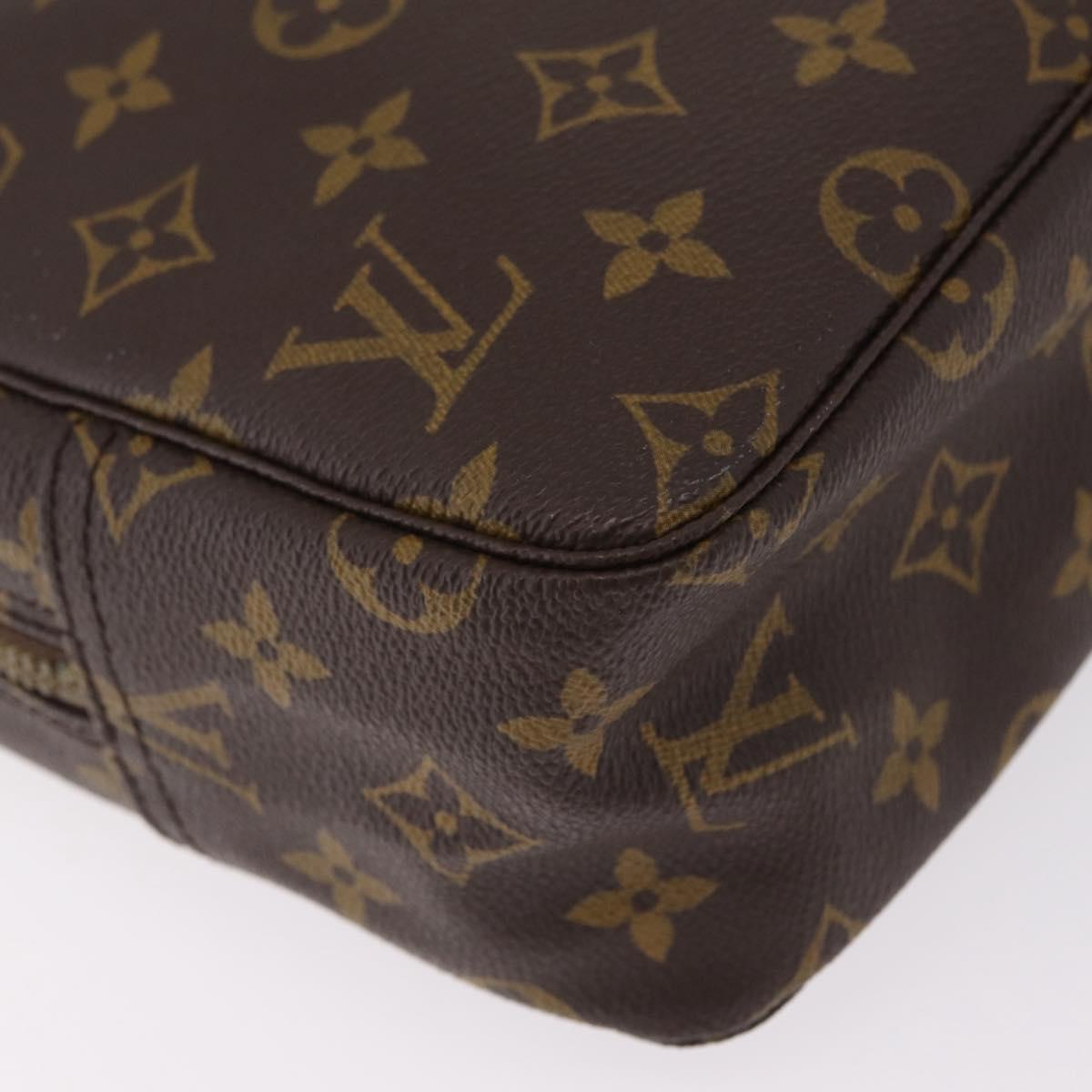 LOUIS VUITTON Monogram Trousse Toilette 28 Clutch Bag M47522 LV Auth 208139A