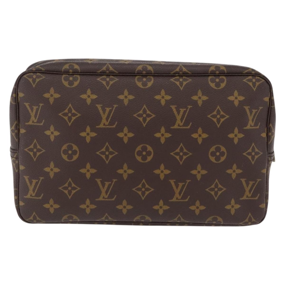 LOUIS VUITTON Monogram Trousse Toilette 28 Clutch Bag M47522 LV Auth 208139A