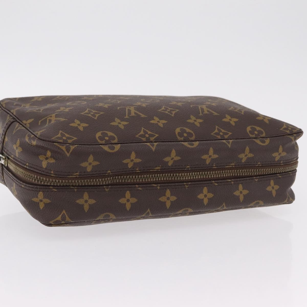 LOUIS VUITTON Monogram Trousse Toilette 28 Clutch Bag M47522 LV Auth 208139A