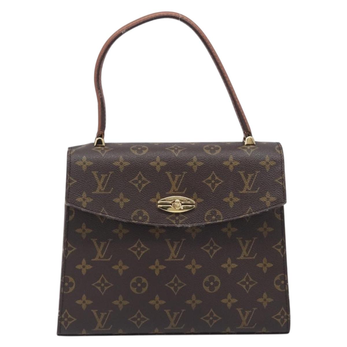 LOUIS VUITTON Monogram Malesherbes Hand Bag M51379 LV Auth 208140