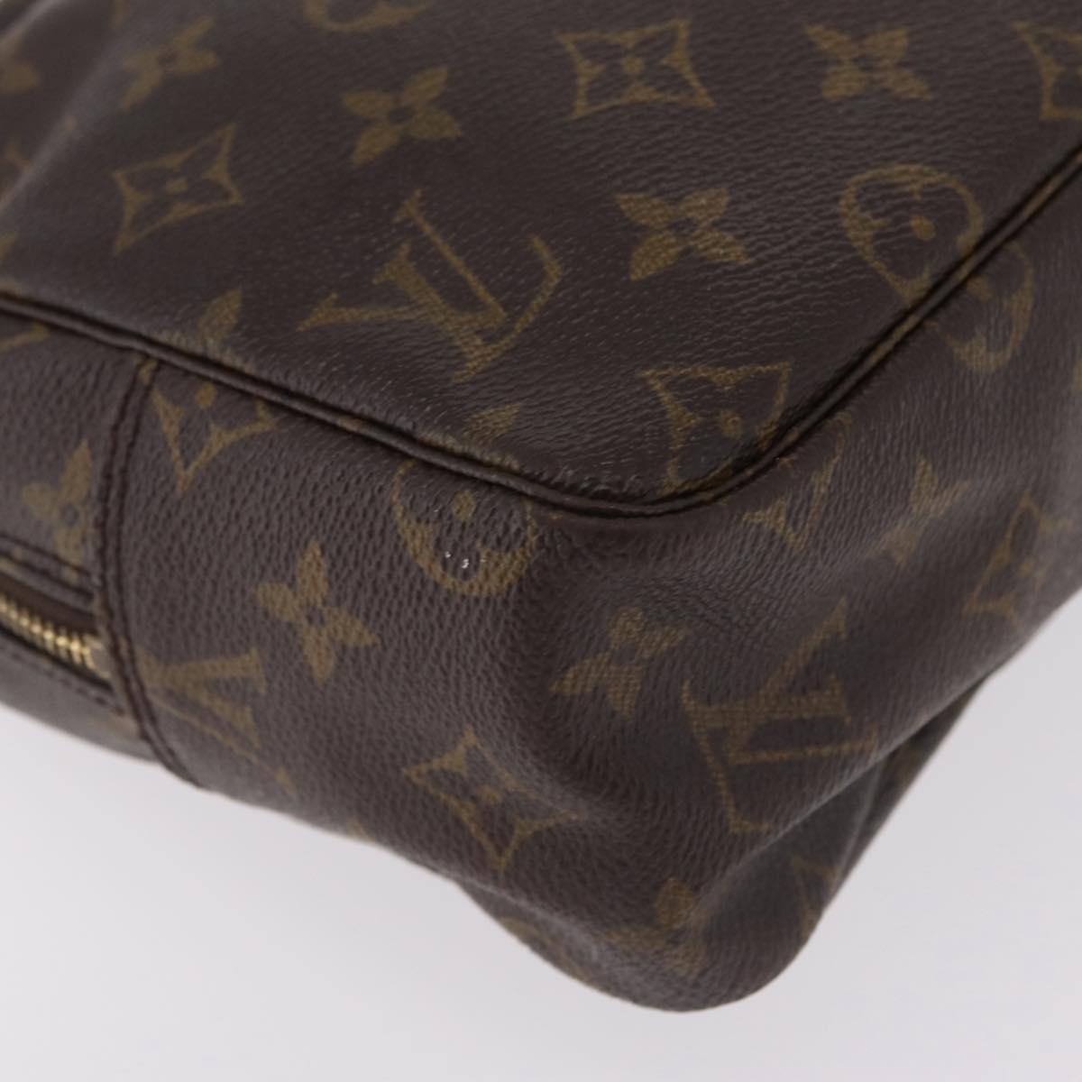 LOUIS VUITTON Monogram Trousse Toilette 28 Clutch Bag M47522 LV Auth 208157