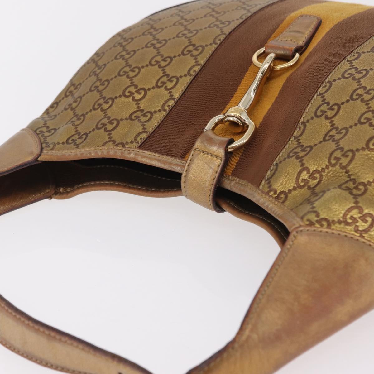 GUCCI GuccissimaGG Sherry Line Jackie Shoulder Bag Leather 153029 Auth 208168A