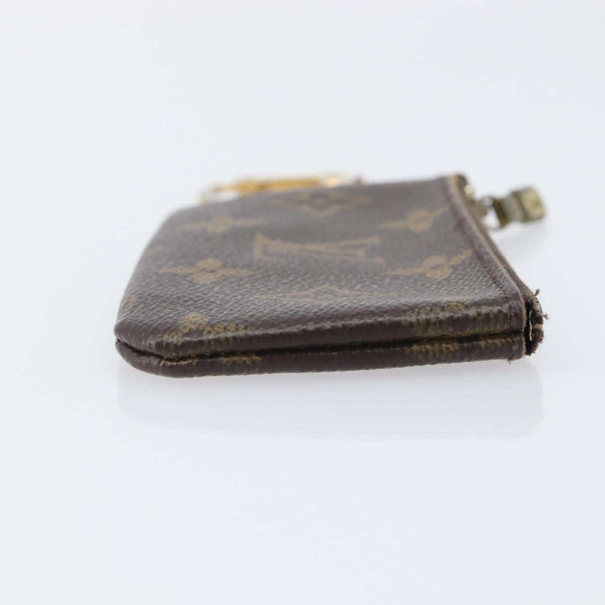 LOUIS VUITTON Monogram Pochette Cles Coin Purse M62650 LV Auth 208177