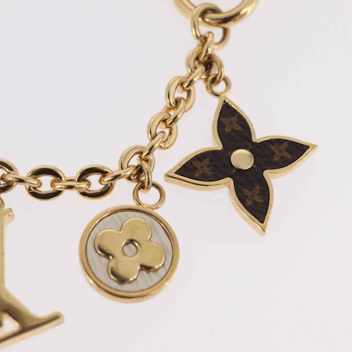 LOUIS VUITTON Bijoux Sac Chainne Spring Street Charm Gold M68999 LV Auth 208179V