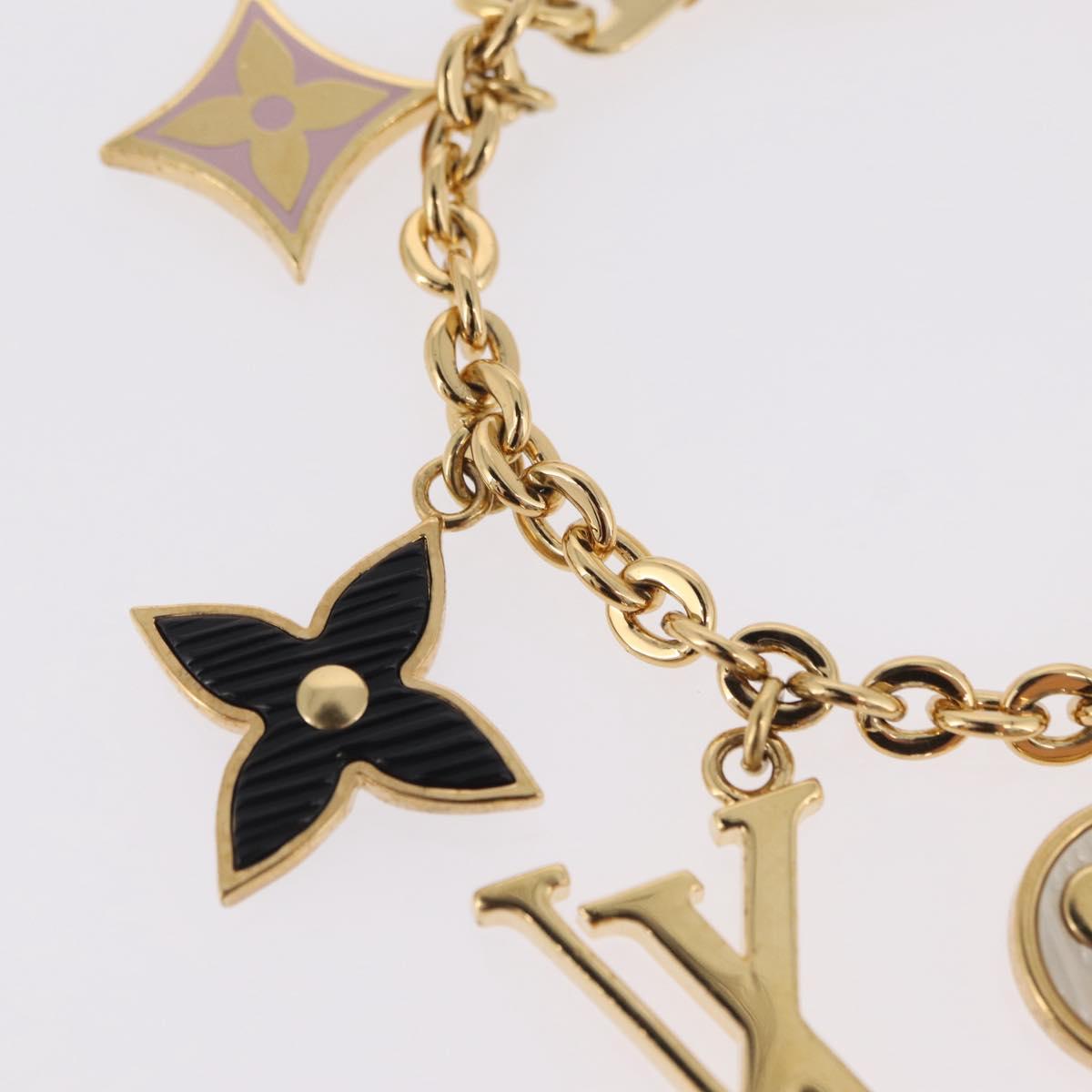 LOUIS VUITTON Bijoux Sac Chainne Spring Street Charm Gold M68999 LV Auth 208179V