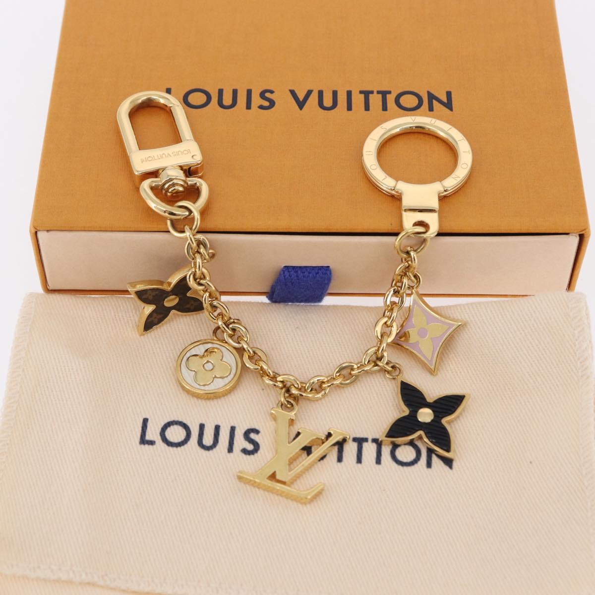 LOUIS VUITTON Bijoux Sac Chainne Spring Street Charm Gold M68999 LV Auth 208179V
