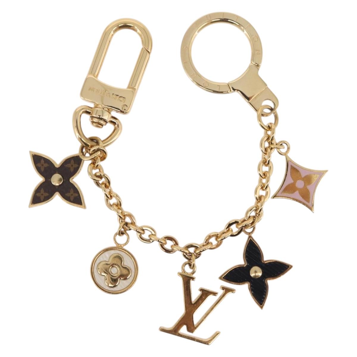 LOUIS VUITTON Bijoux Sac Chainne Spring Street Charm Gold M68999 LV Auth 208179V