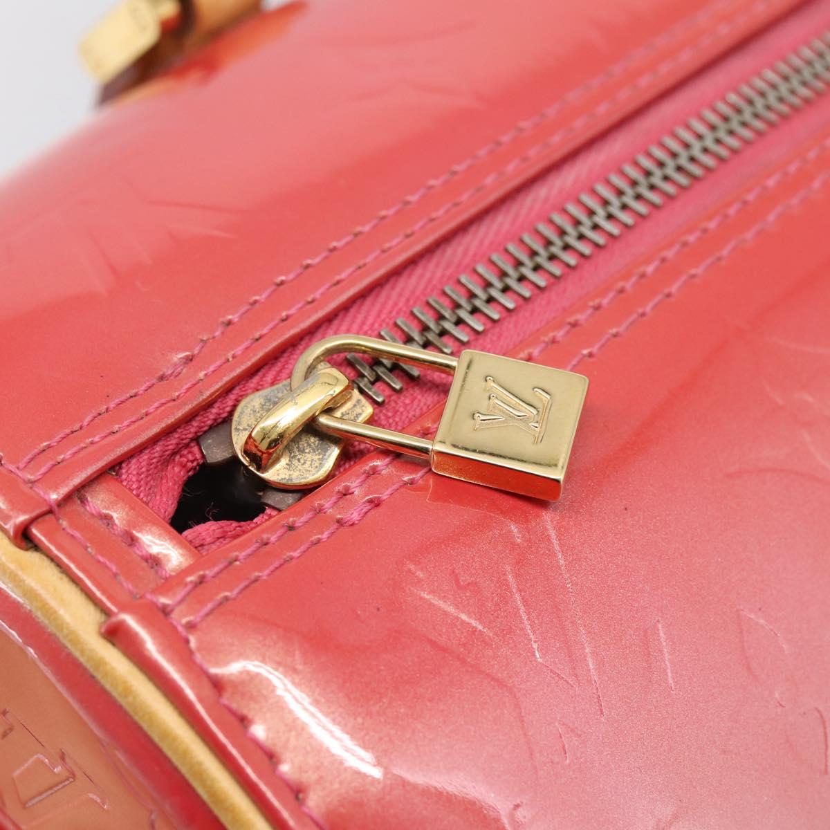 LOUIS VUITTON Monogram Vernis Bedford Hand Bag Fran Boise M9133F LV Auth 208222V