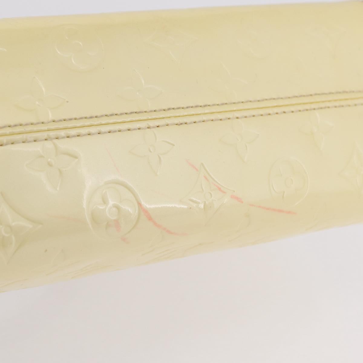 LOUIS VUITTON Monogram Vernis Roxbury Drive Bag 2Way Perle M91374 LV Auth 208226