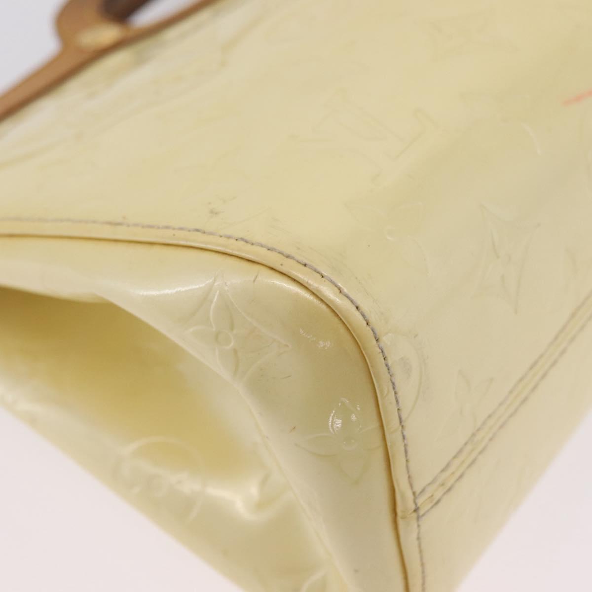 LOUIS VUITTON Monogram Vernis Roxbury Drive Bag 2Way Perle M91374 LV Auth 208226