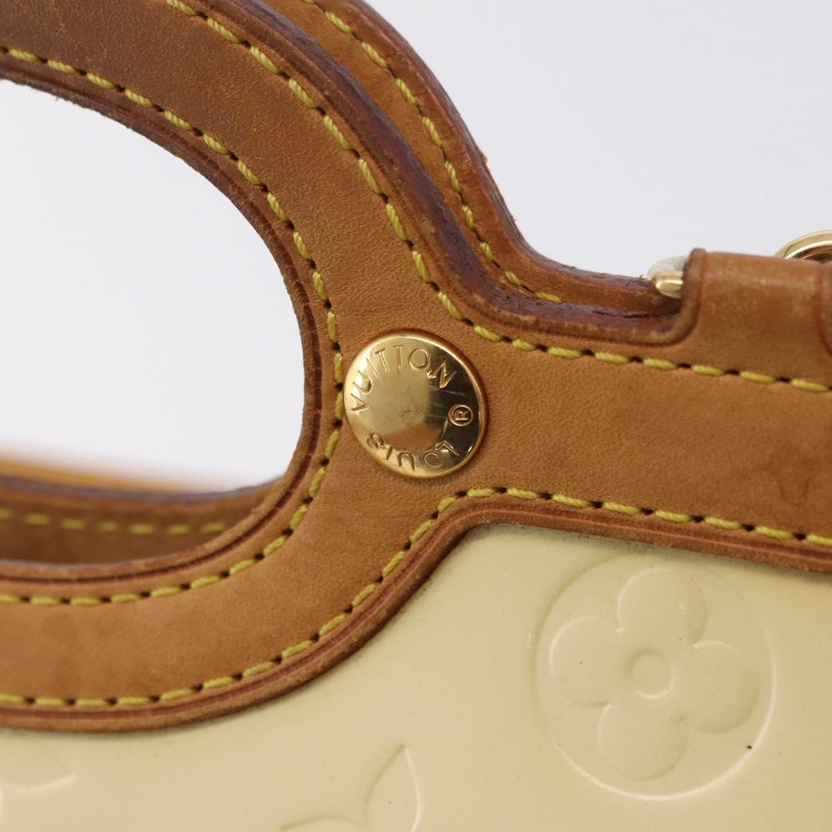 LOUIS VUITTON Monogram Vernis Roxbury Drive Bag 2Way Perle M91374 LV Auth 208226