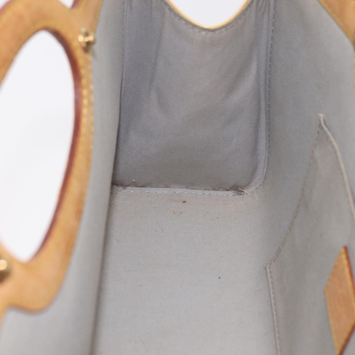 LOUIS VUITTON Monogram Vernis Roxbury Drive Bag 2Way Perle M91374 LV Auth 208226
