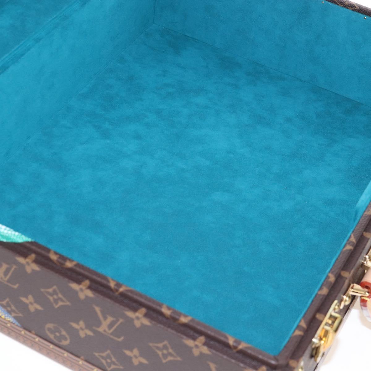 LOUIS VUITTON Monogram LVxYK Cotoville 40 Trunk Blue M10156 LV Auth 208249SM